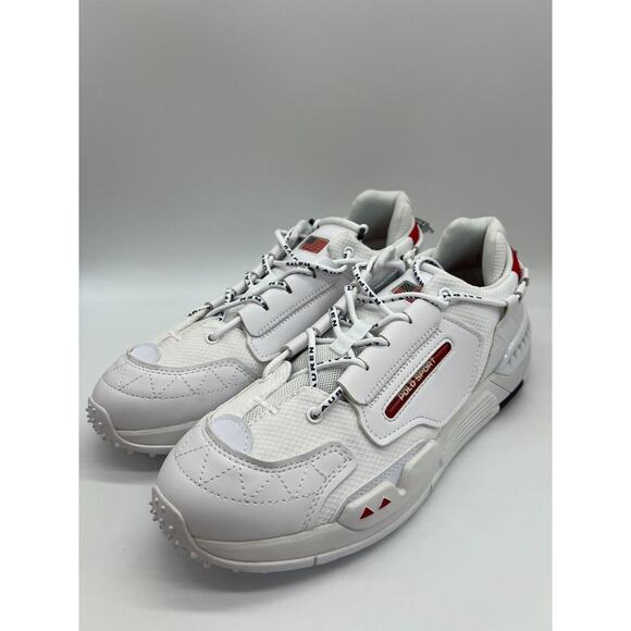 Polo Ralph Lauren Polo Sport PS200 SK LTL White Sneakers Men\'s Size 11
